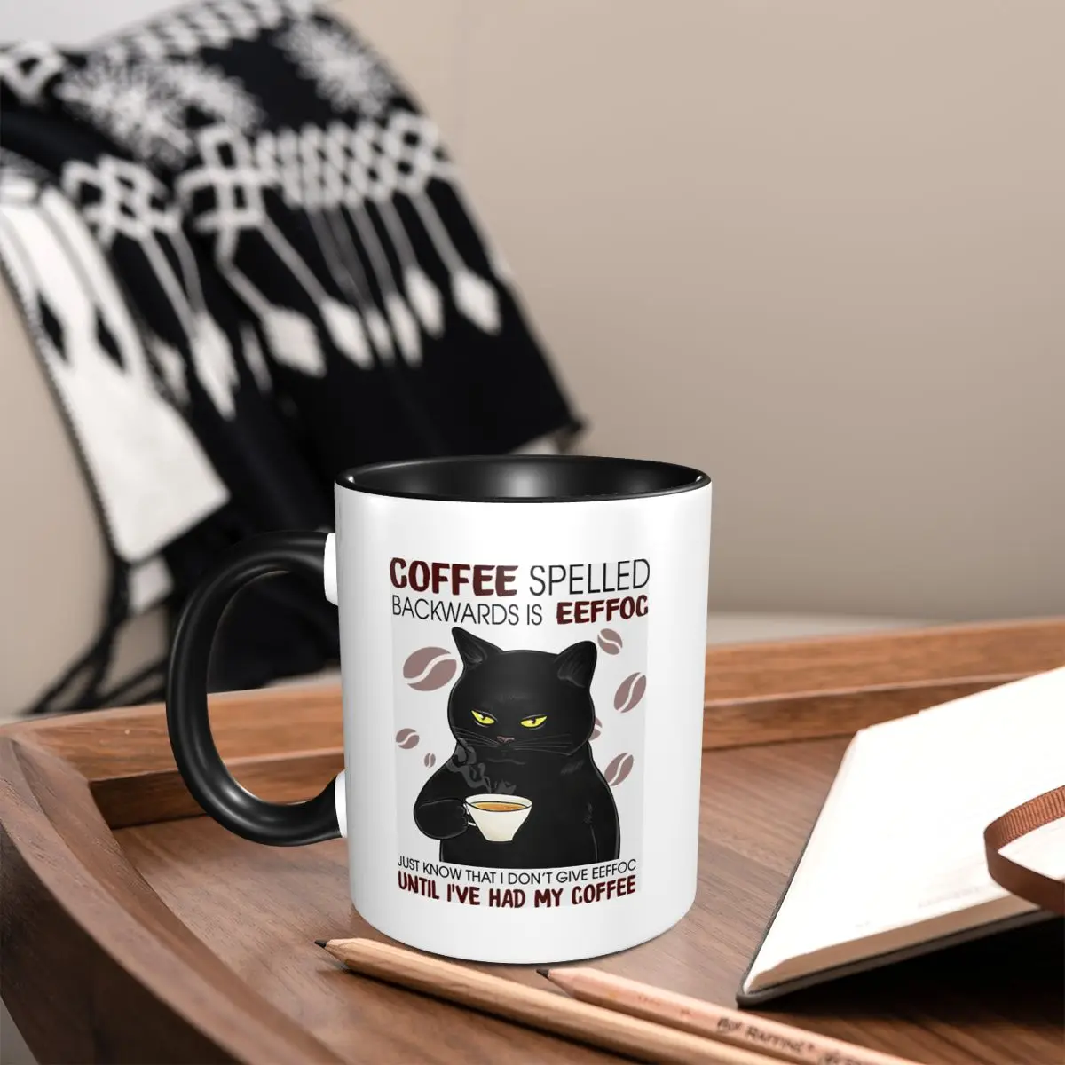 Good Coffee Tea - Cat Befor Coffee I Hate Everyone