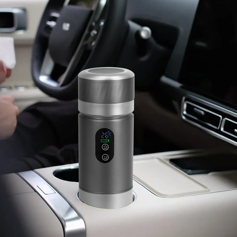 Coffee & Tea Ken'S House - Portable Self-Heating Espresso Coffee Maker LED