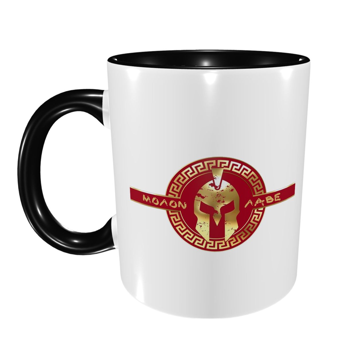 Coffee Tea Logo - Spartan Sparta Warrior Helmet Logo Mug