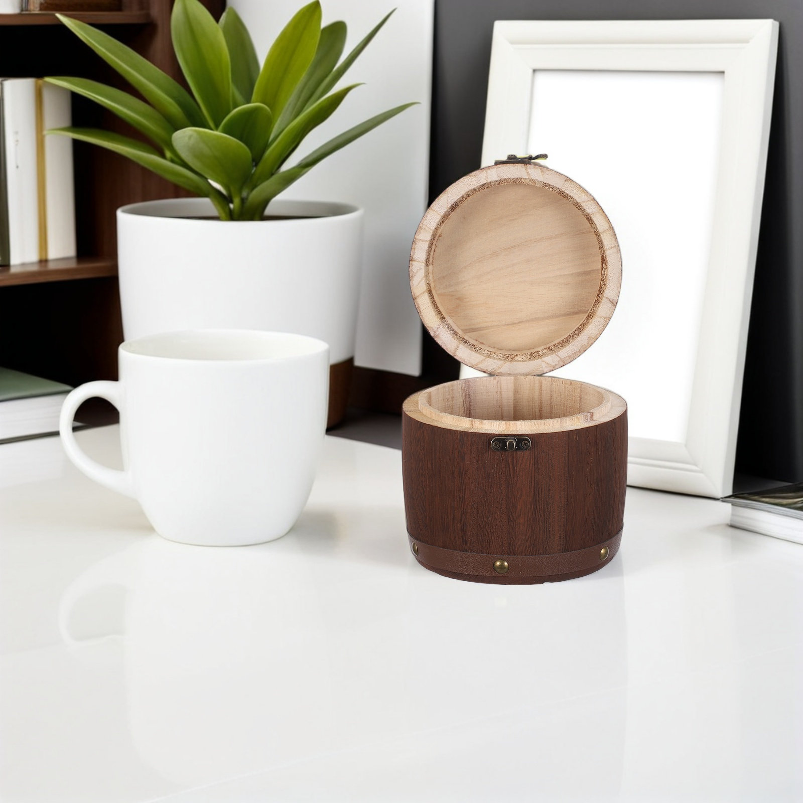 Coffee Tea Leaf And Bean - Sealed Tea Storage Jar Loose Leaf