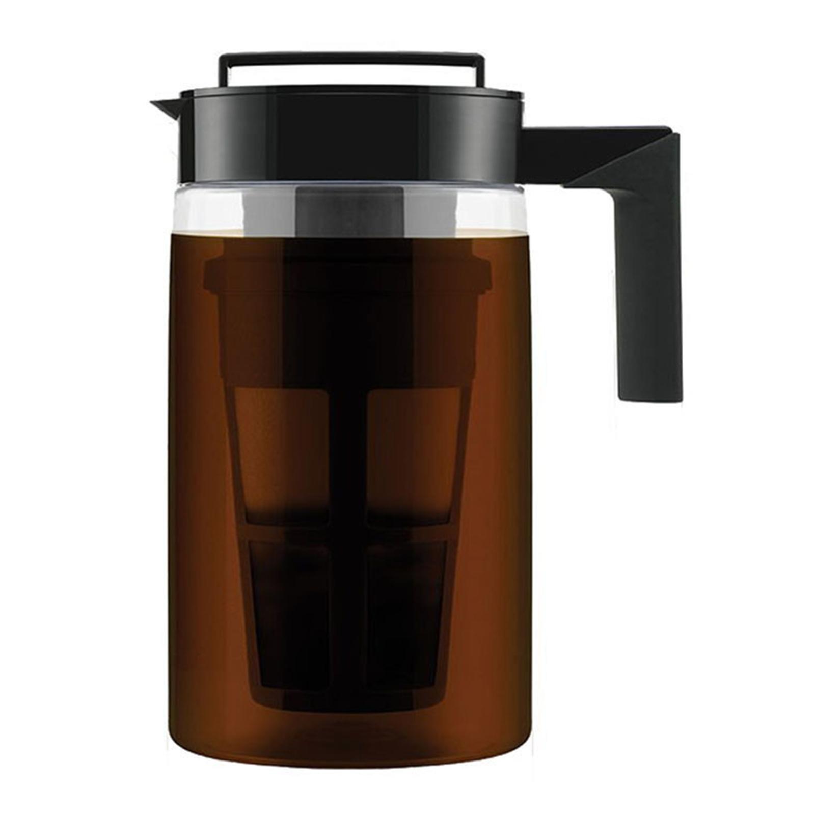 Coffee Tea Decanter - Portable Cold Tea Coffee Maker, Juice