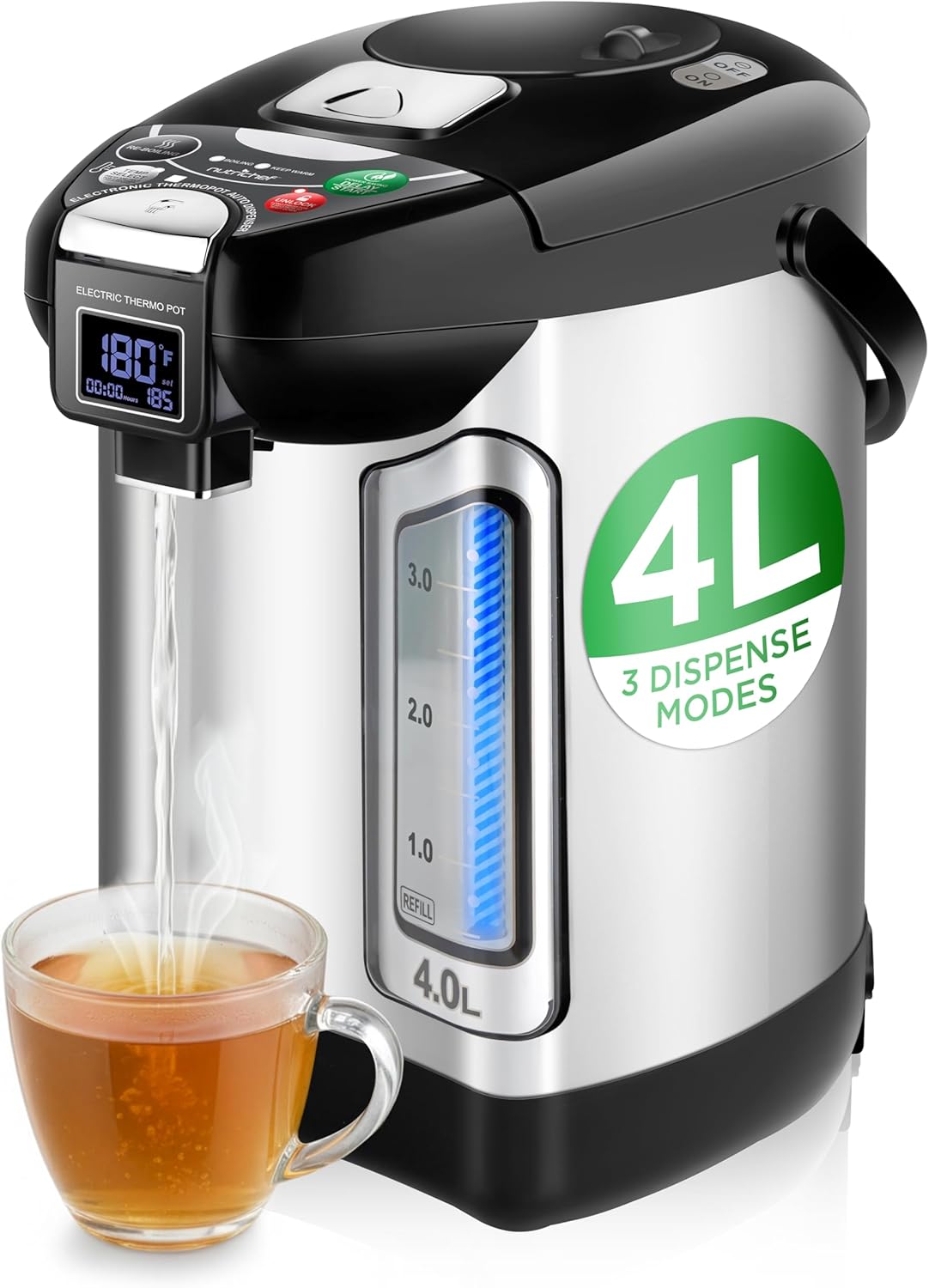 Dispenser Coffee And Tea - 4L Electric Hot Water Dispenser with