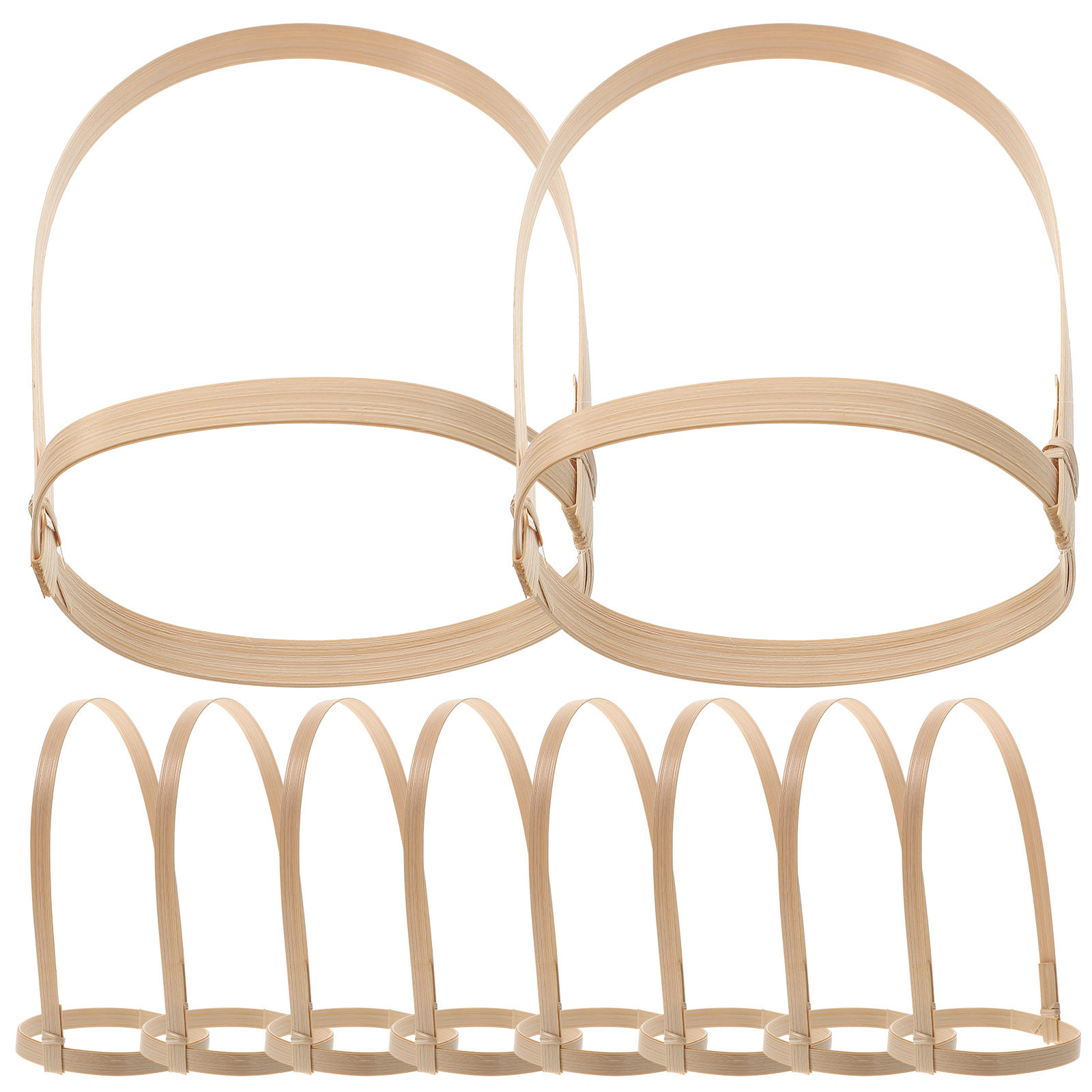 Coffee Tea Holders - 10Pcs Bamboo Drink Carrier Coffee Cup