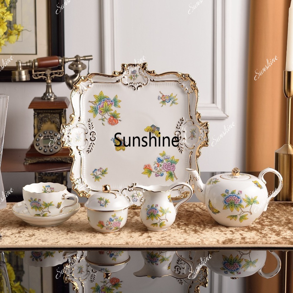 Coffee Tea For Garden - Hungarian Floral Garden Afternoon Tea Set