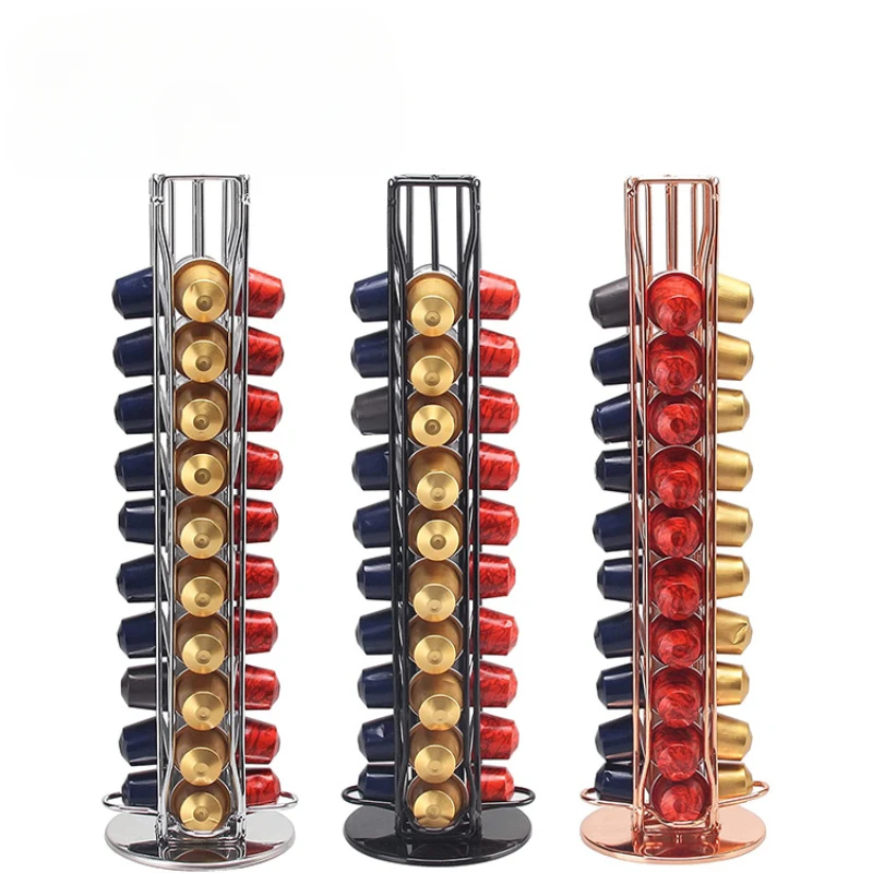Coffee Tea Stand - 1PC 40 Pod Coffee Capsules Nespresso