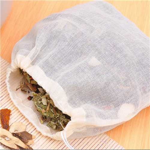 Coffee Tea For Garden - 1pc/10Pcs Cotton Tea Bags Muslin Drawstring