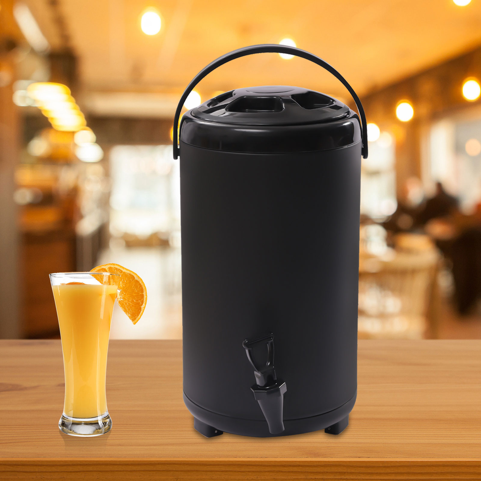 Coffee Tea Vending Machine - 2.3Gal Insulated Beverage Dispenser 12-Hour Hot