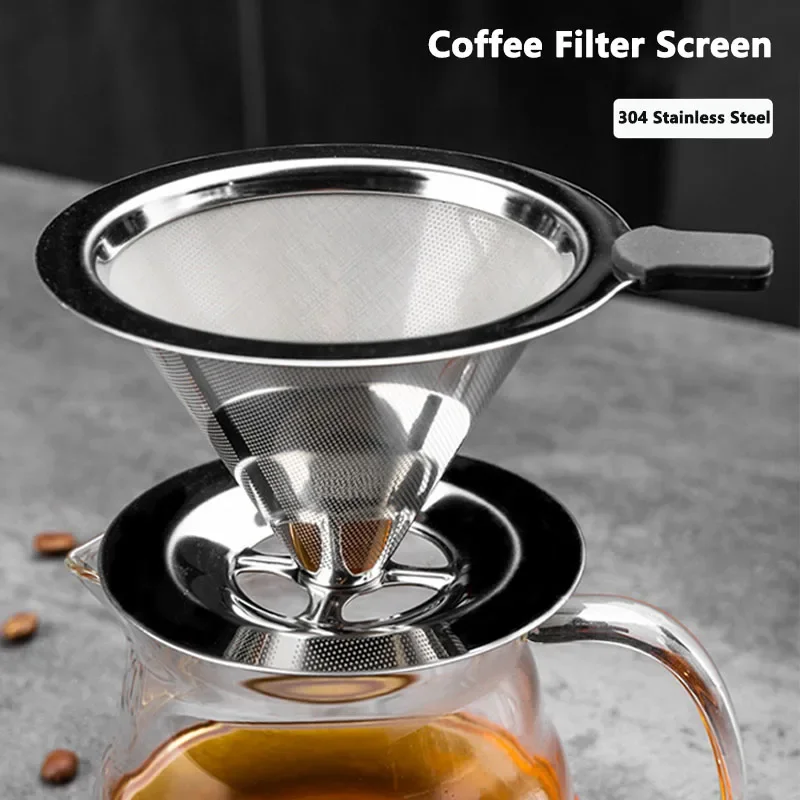 Dispenser Coffee And Tea - Reusable Coffee Filter Holder Versatile Double