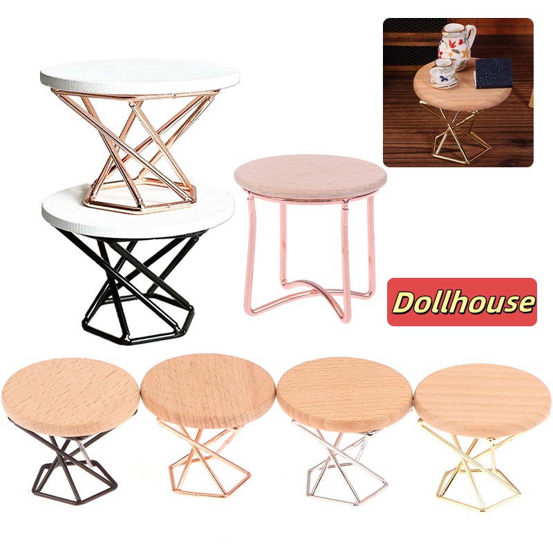 Coffee Tea & Jane - 1/12 Dollhouse Simulation Coffee Table Round