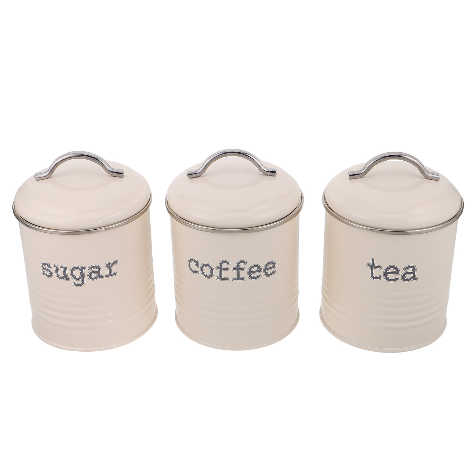 Coffee Tea And Bean - 3Pcs Sealed Coffee Bean Container Set