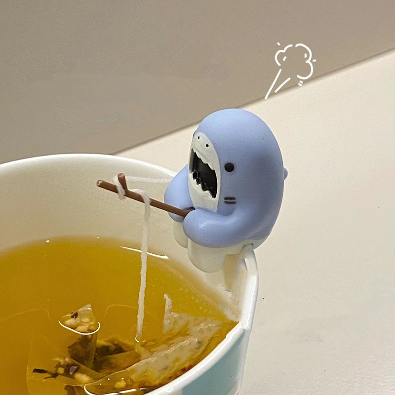 Coffee Tea Infuser - Reusable Silicone Tea Infuser Creative Shark