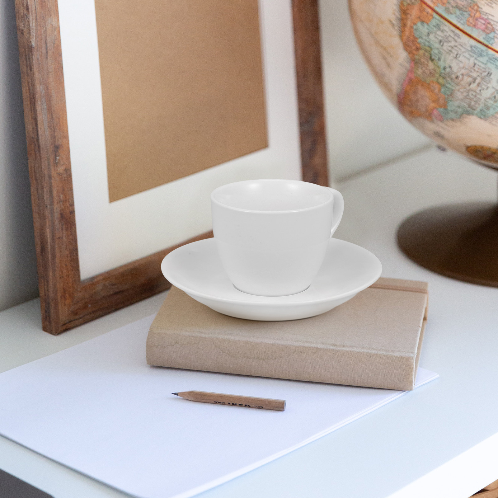1Set Coffee Cup and Saucer Set - Coffee Tea Set 评论和价格