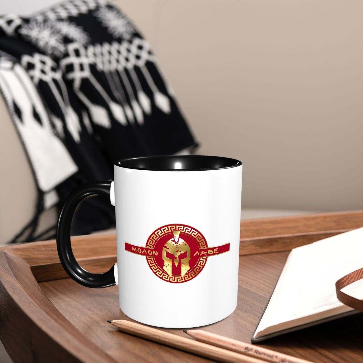 Spartan Sparta Warrior Helmet  - Coffee Tea Logo 评论和价格