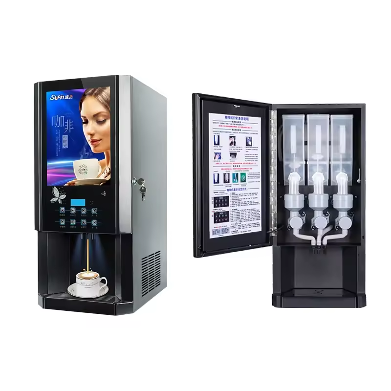 Smart Touch Screen Fully Autom - Coffee Tea Vending Machine 评论和价格