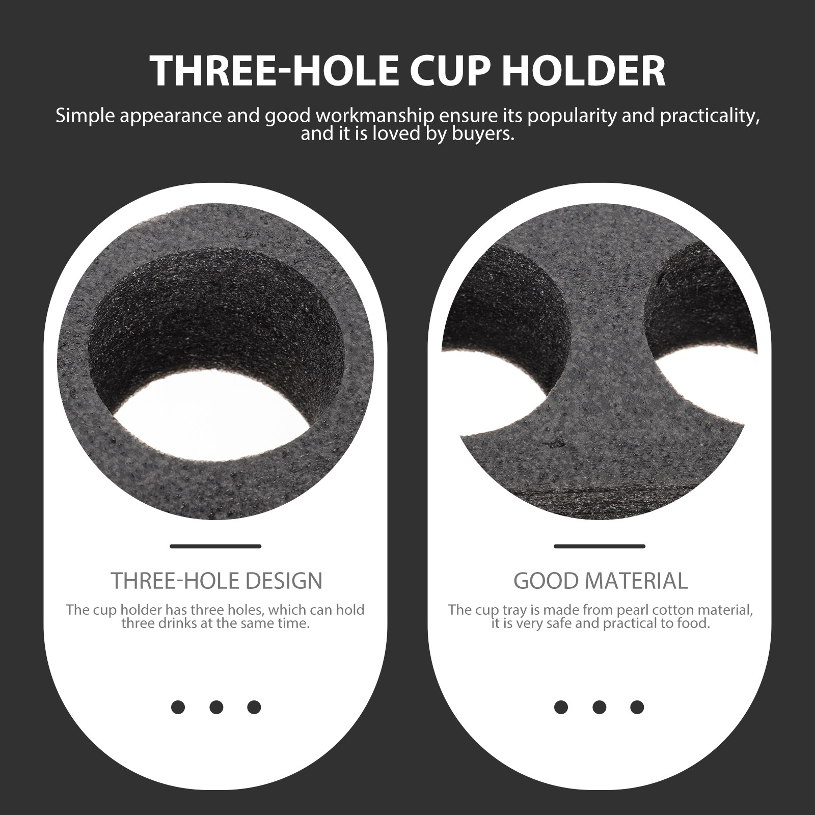 2Pcs Cup Fixing Holder Pearl C - Coffee Tea Holders 评论和价格
