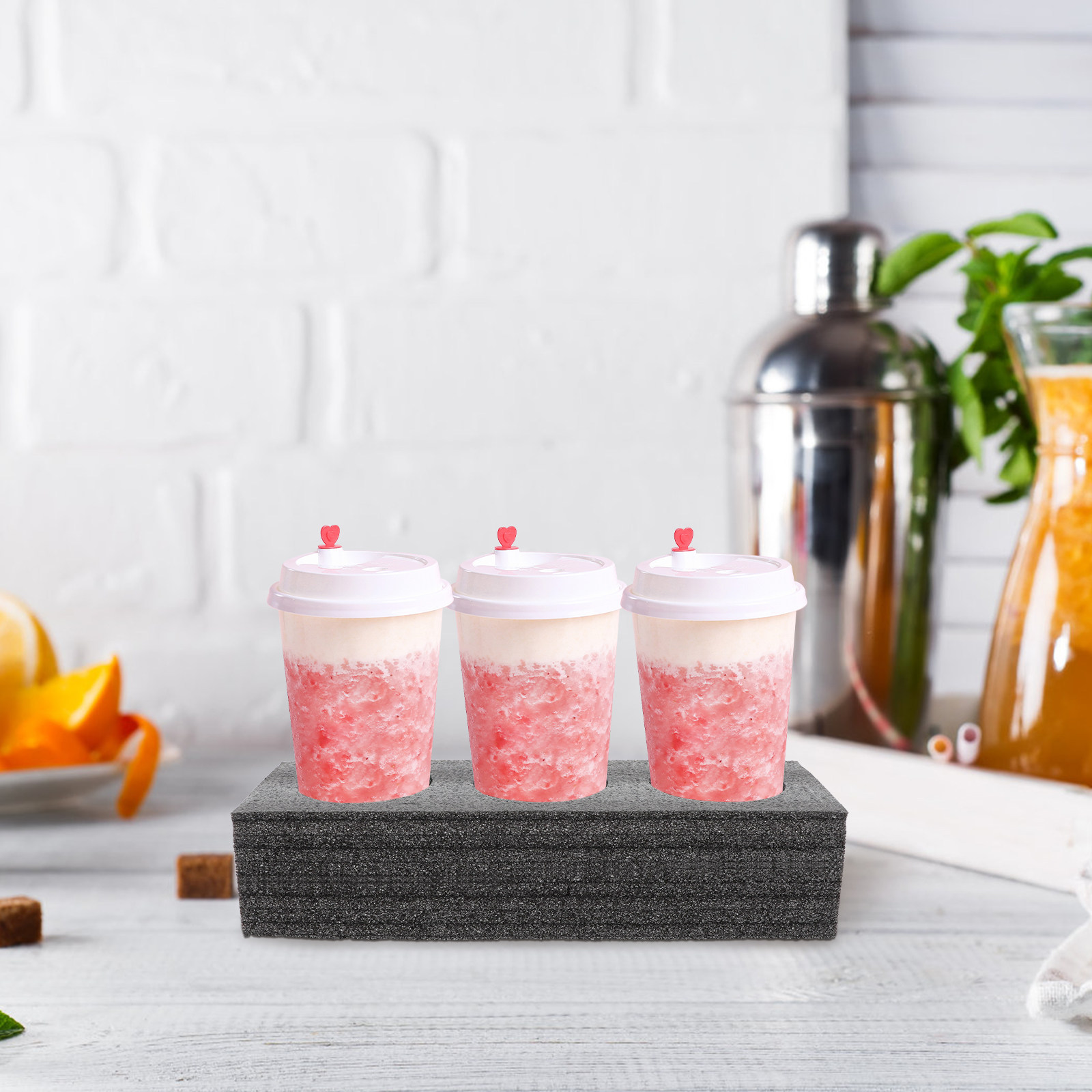 2Pcs Cup Fixing Holder Pearl C - Coffee Tea Holders 评论和价格