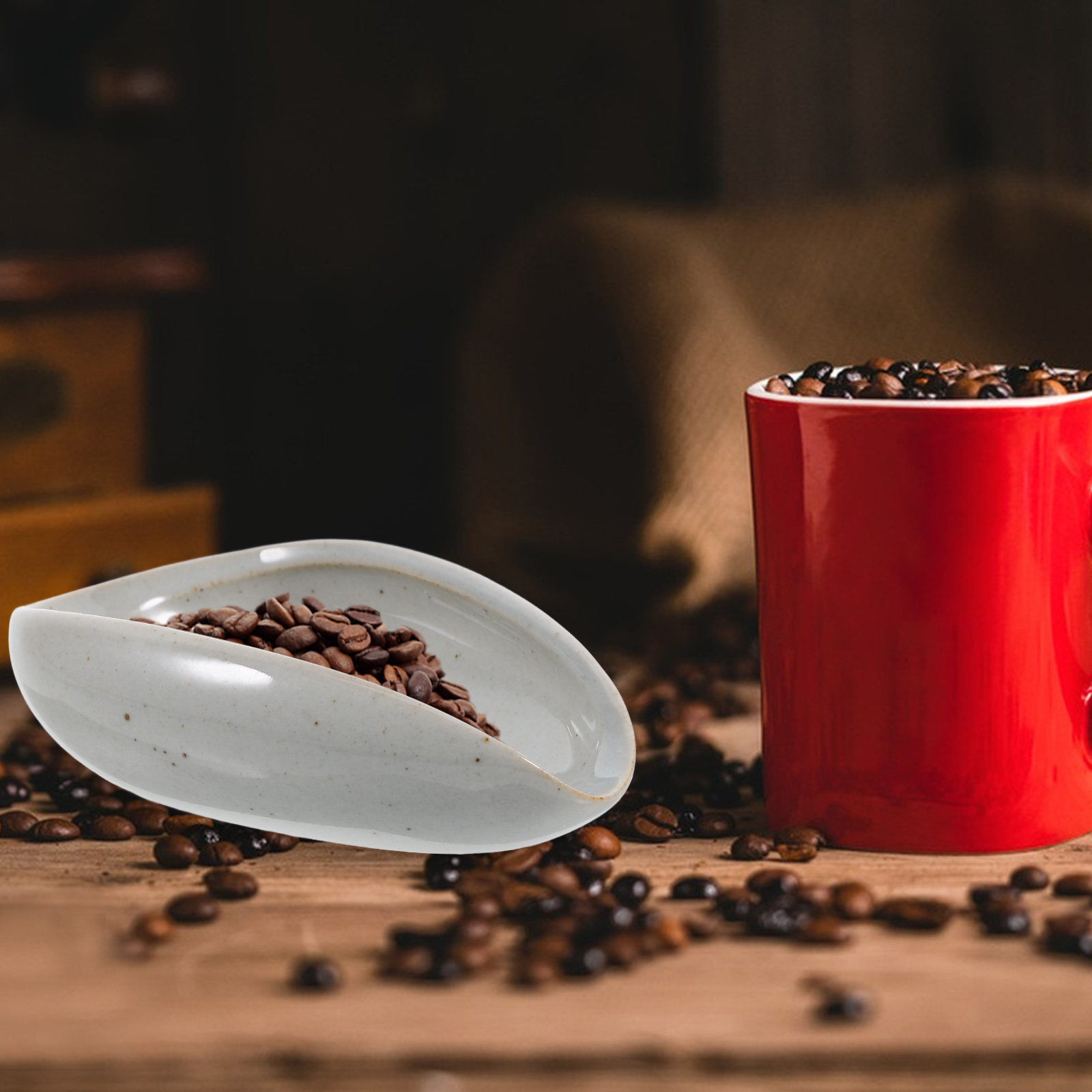 Ceramic Coffee Bean Tray House - Coffee Tea Leaf And Bean 评论和价格