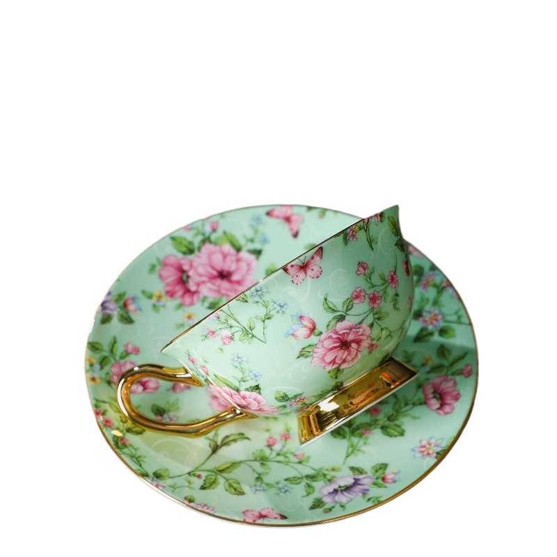 Bone china coffee cup tea cup  - Coffee Tea Set 评论和价格