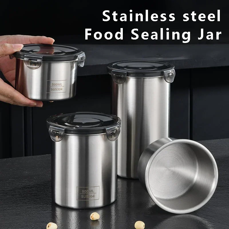 Stainless Steel Food Container - Coffee Tea Leaf And Bean 评论和价格