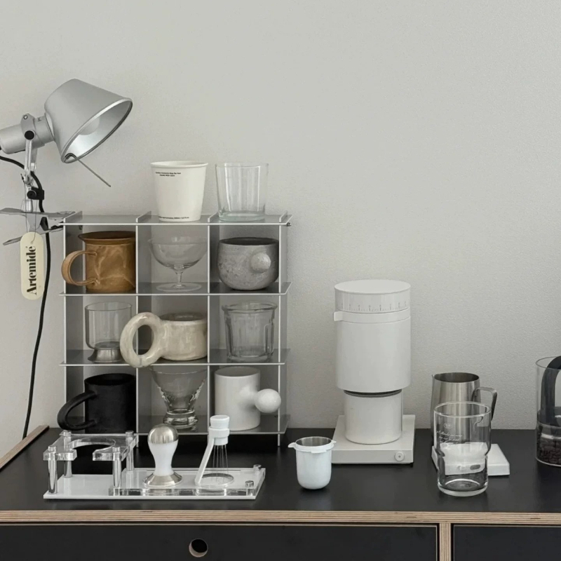 Minimalist Aluminum Alloy Coun - Coffee Tea Stand 评论和价格