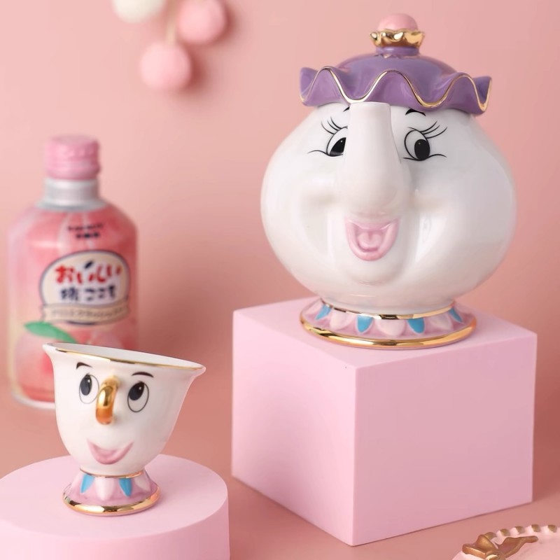 Disney Teapot Cute Cartoon Bea - Good Coffee Tea 评论和价格