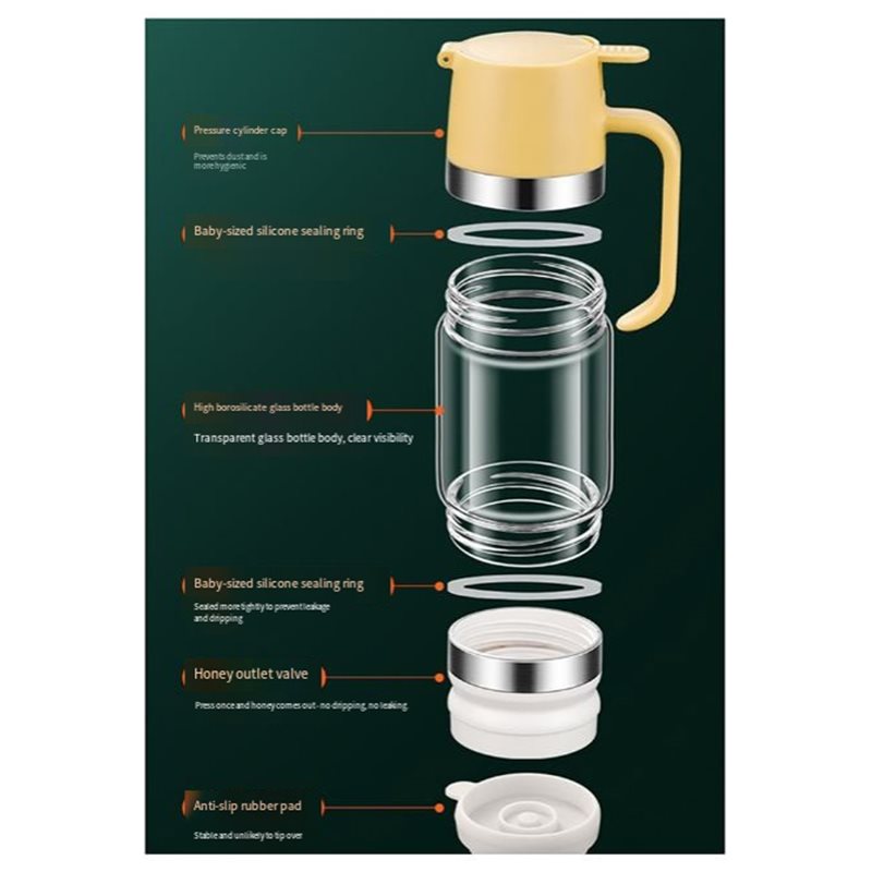 No Drip Honey Dispenser 350Ml  - Coffee Tea Vending Machine 评论和价格
