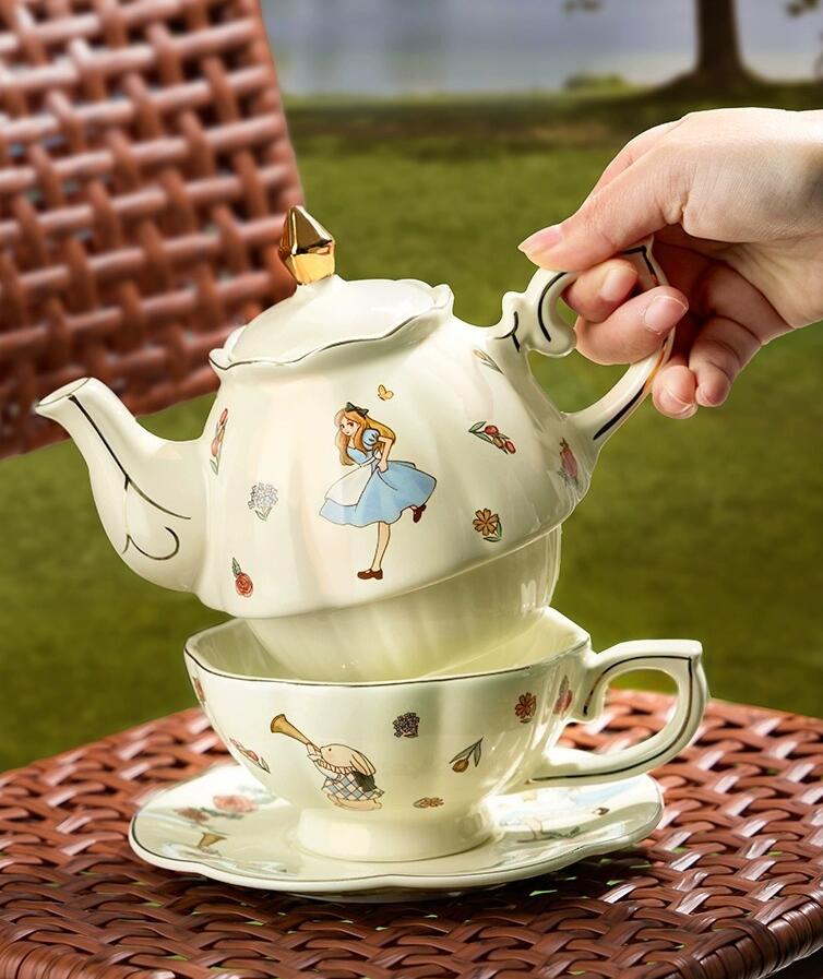 Alice Ceramic Tea and Coffee S - Coffee Tea Set 评论和价格