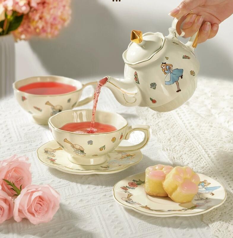 Alice Ceramic Tea and Coffee S - Coffee Tea Set 评论和价格