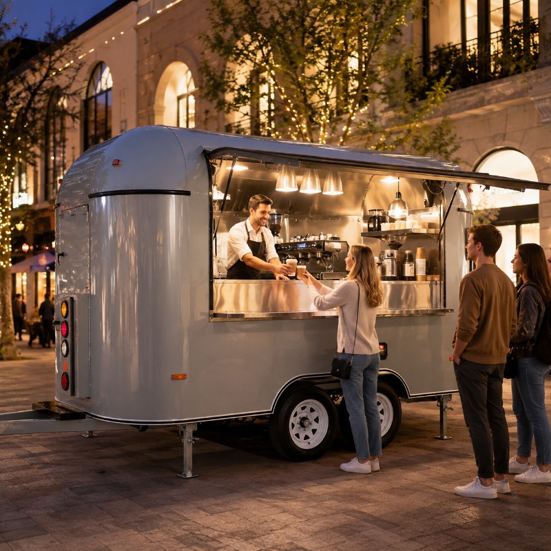 Food Truck Mobile with Kitchen - Coffee Tea Equipment 评论和价格