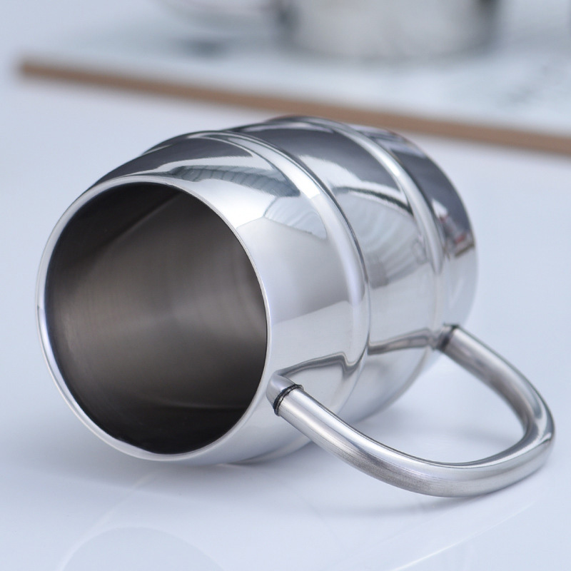 Stainless Steel Beer Cup Laser - Coffee Tea Logo 评论和价格