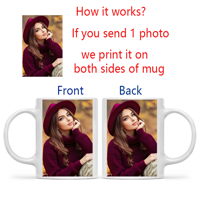Personalized Your Photo Mug, C - Coffee Tea Logo 评论和价格