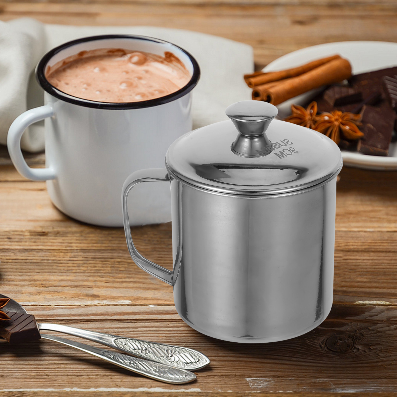 Stainless Steel Cup Double Lay - Coffee Tea & Jane 评论和价格