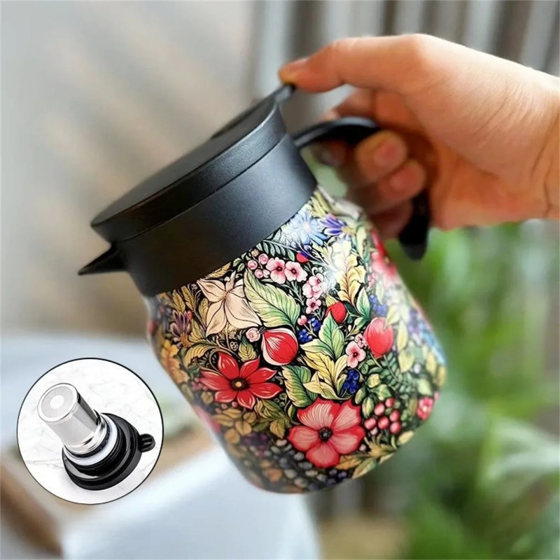 800ml Coffee Pot with Tea Infu - Coffee Tea Infuser 评论和价格