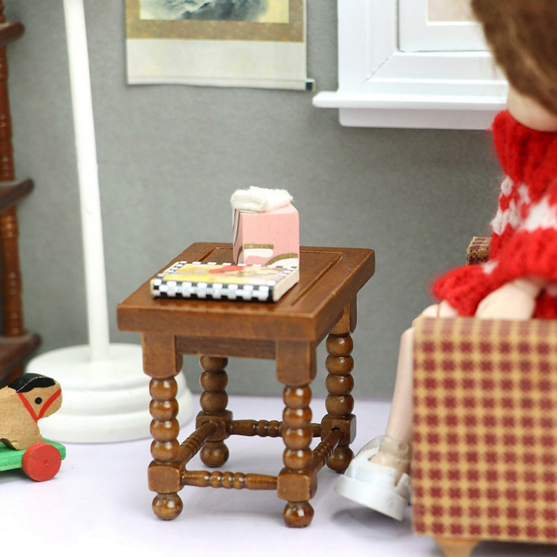 1:12 Dollhouse Miniature Round - Coffee Tea & Jane 评论和价格