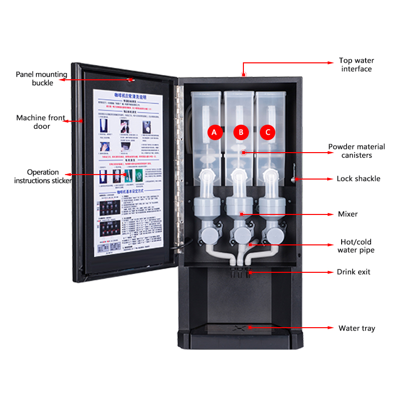 30SCW-8 Hot Ice Instant Coffee - Coffee Tea Vending Machine 评论和价格