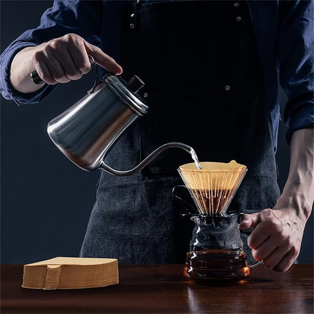 100PCS Coffee Filter Paper V-S - Dispenser Coffee And Tea 评论和价格