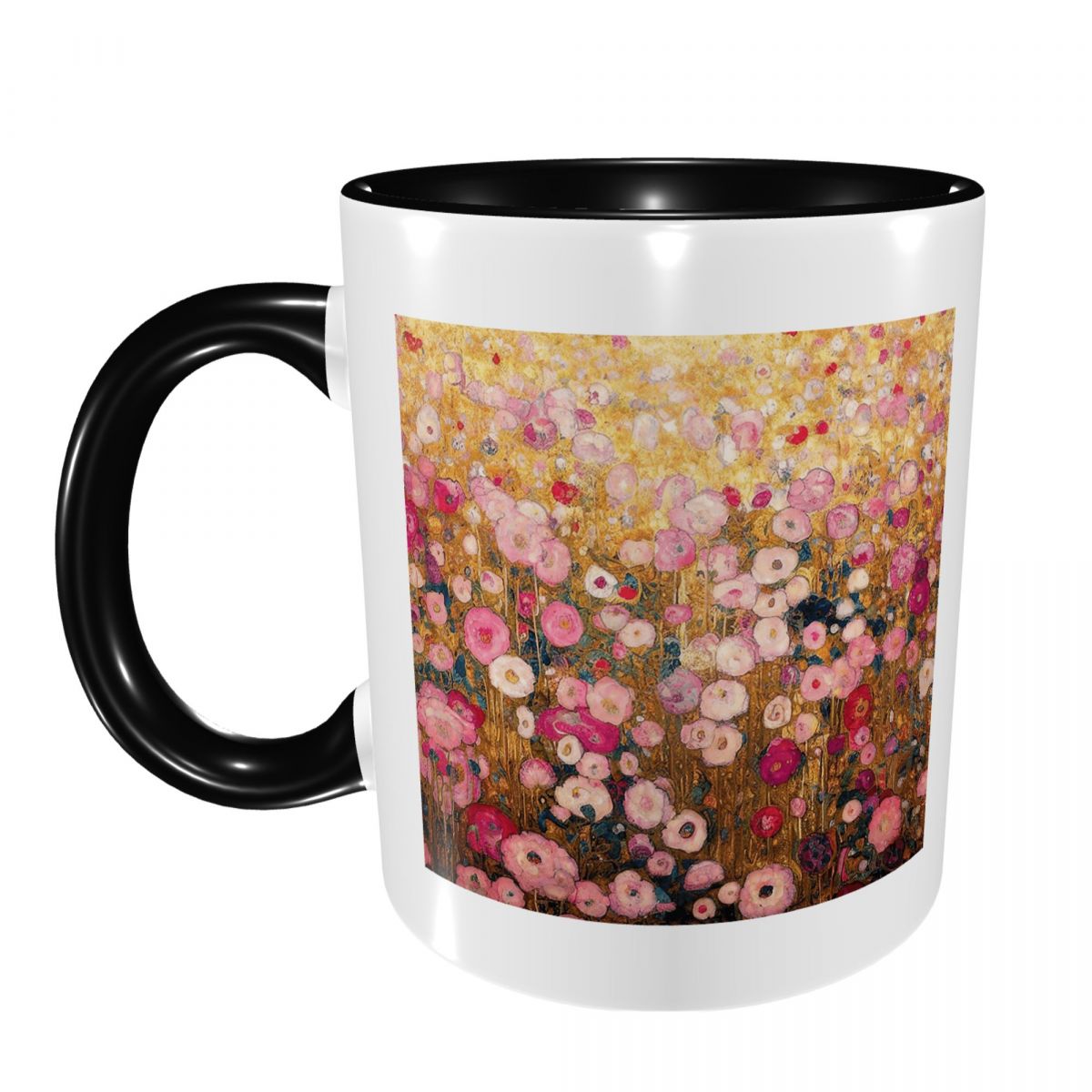 Gustav Klimt Pink Flower Garde - Coffee Tea For Garden 评论和价格