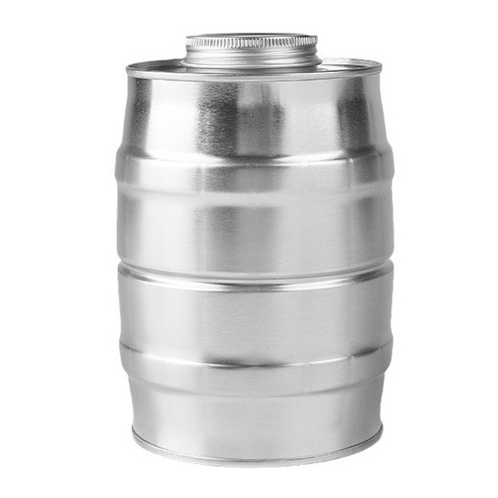Retro Wine Barrel Shaped Metal - Coffee Tea And Bean 评论和价格