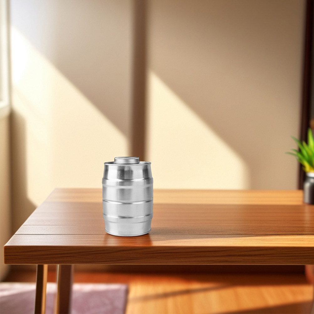 Retro Wine Barrel Shaped Metal - Coffee Tea And Bean 评论和价格