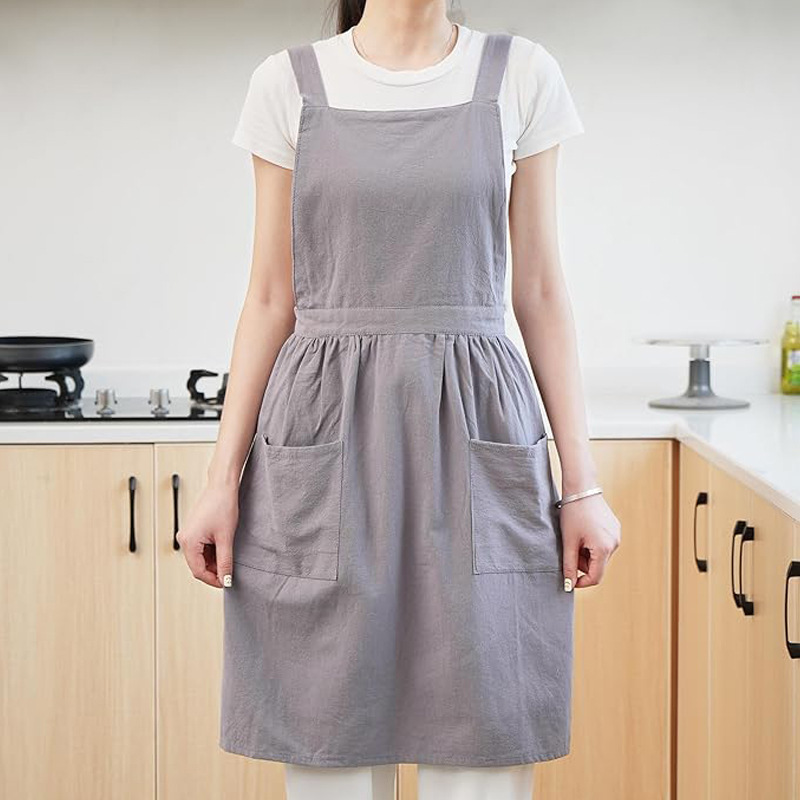 Canvas apron made of cotton su - Coffee Tea For Garden 评论和价格