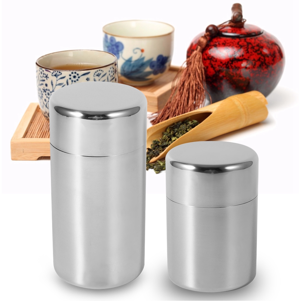 Stainless Steel Tea Leaf Tins  - Coffee Tea And Leaf 评论和价格
