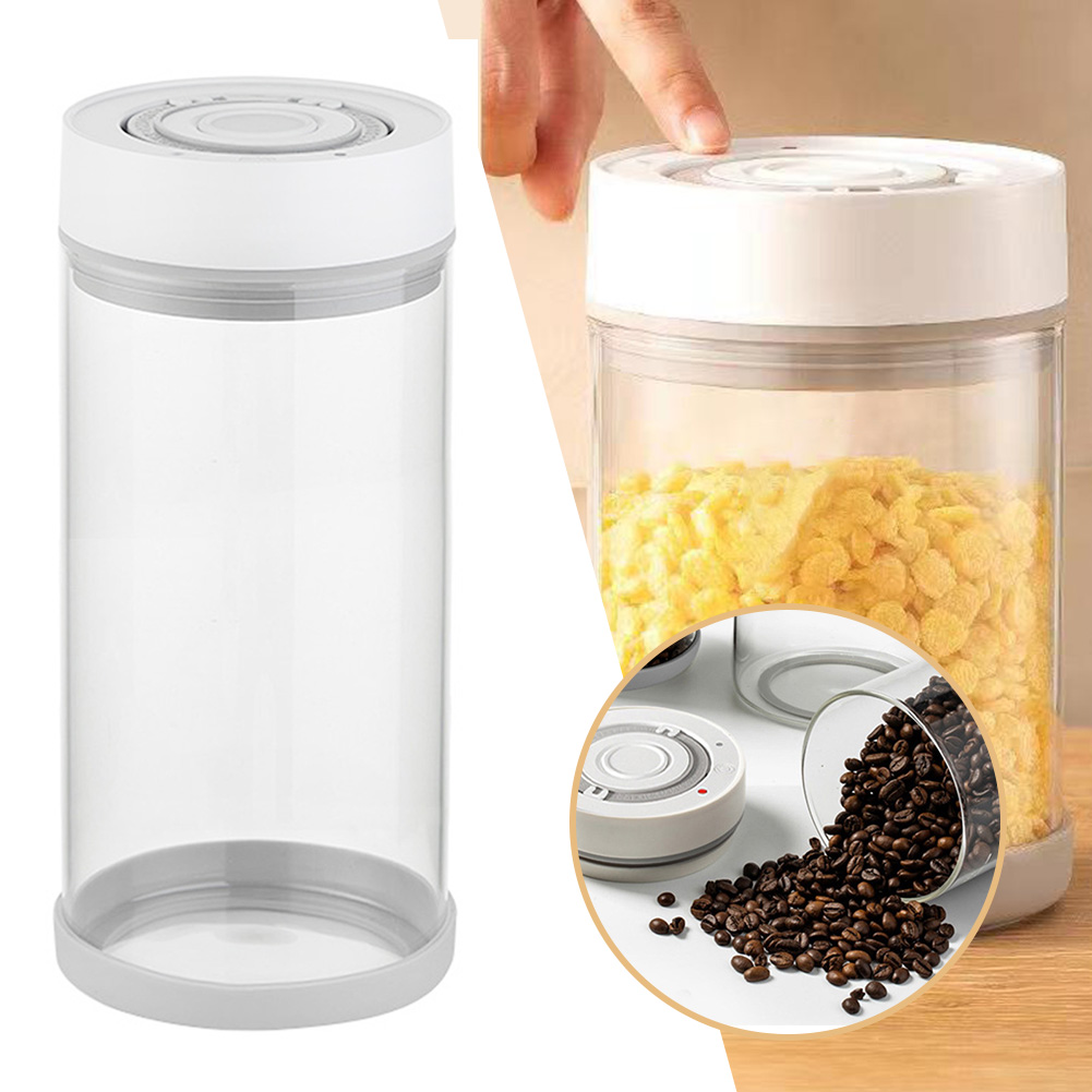 Kitchen Moisture-proof Glass C - Coffee Tea And Bean 评论和价格