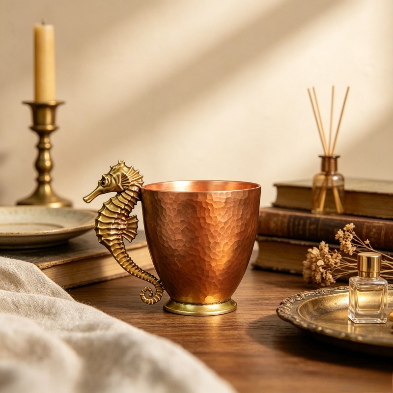 Original Copper Coffee Mug, Se - Coffee To Tea Meaning 评论和价格