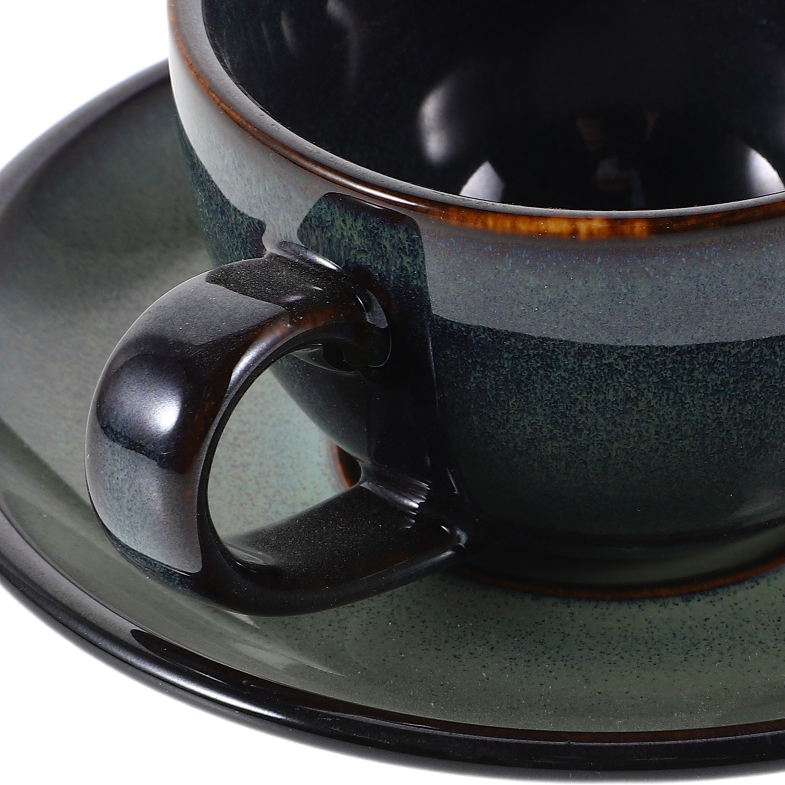 1Set Elegant Ceramic Coffee Cu - Coffee Tea Set 评论和价格