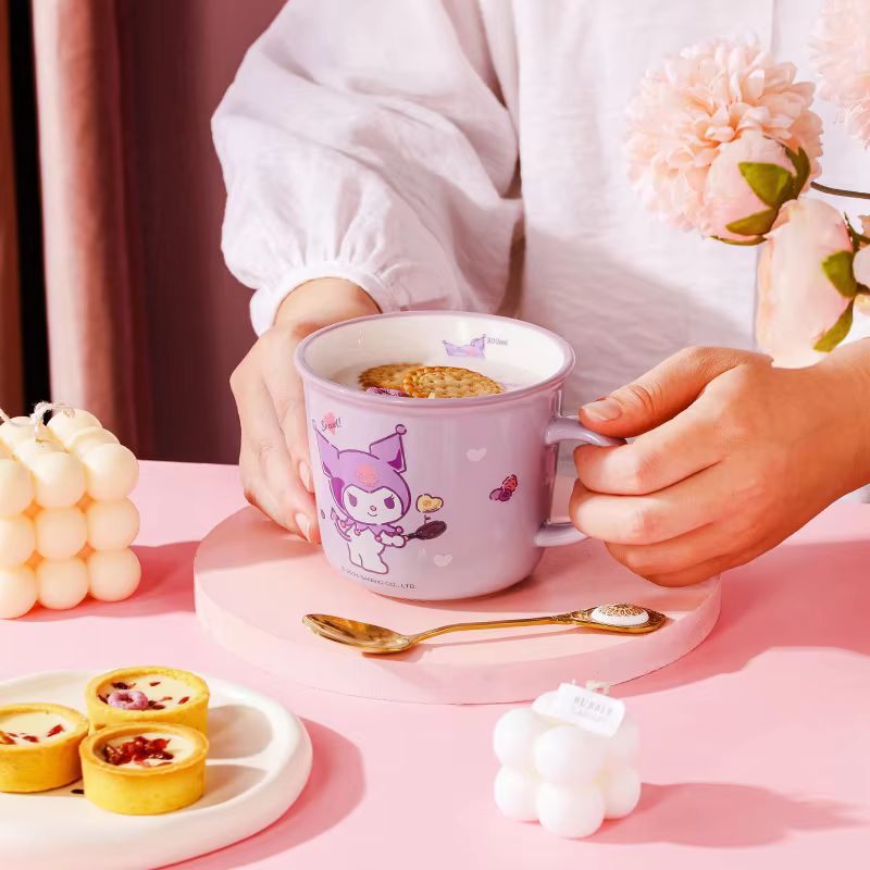 430ml Cup Kuromi Cartoon Child - Good Coffee Tea 评论和价格