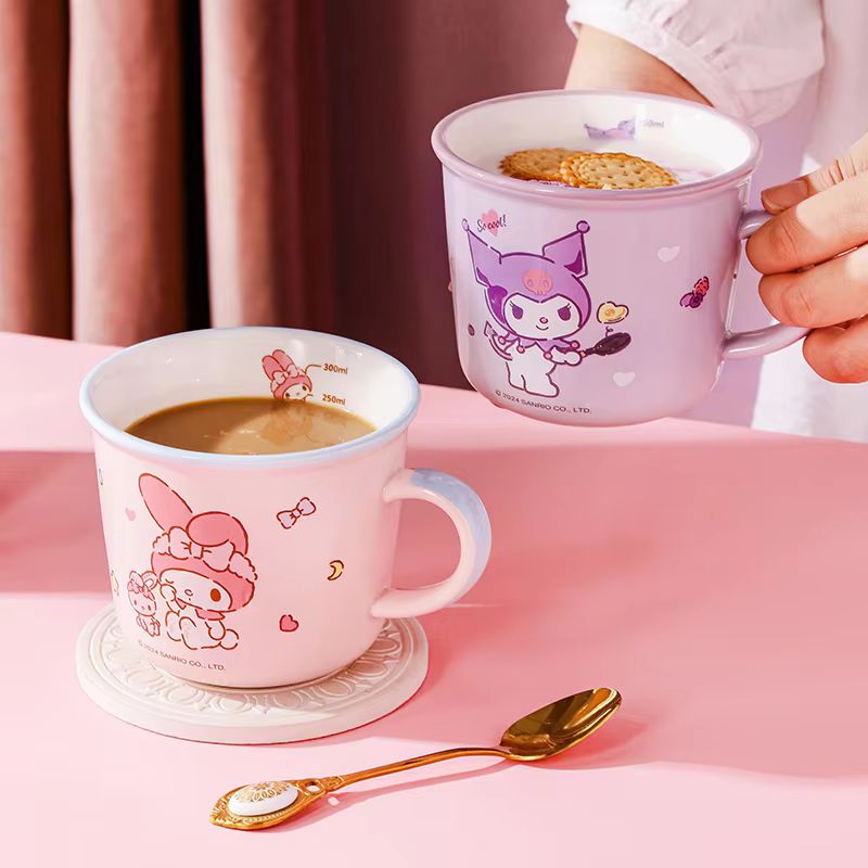 430ml Cup Kuromi Cartoon Child - Good Coffee Tea 评论和价格