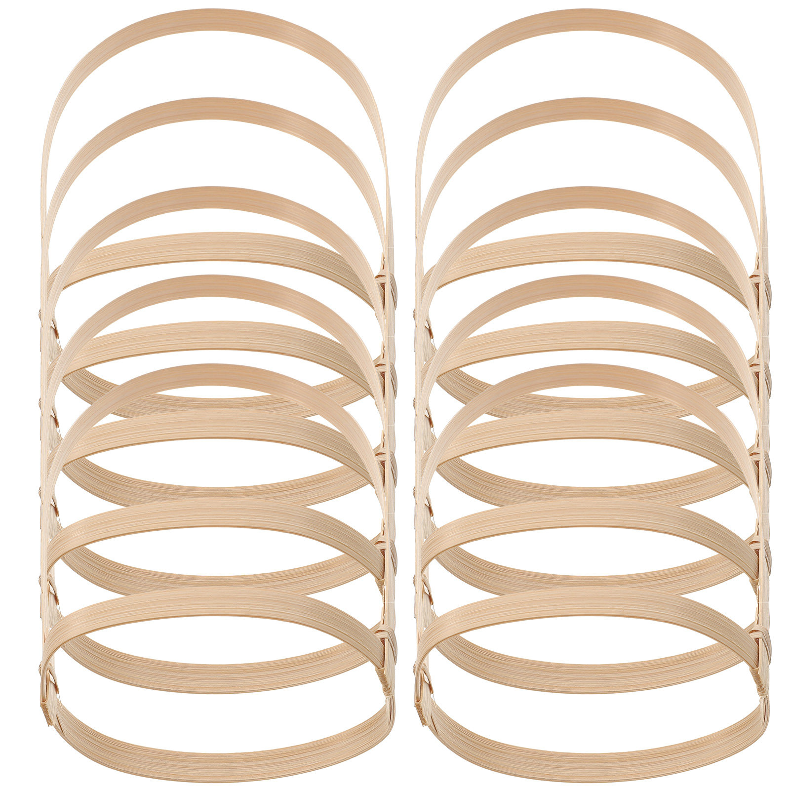 10Pcs Bamboo Drink Carrier Cof - Coffee Tea Holders 评论和价格