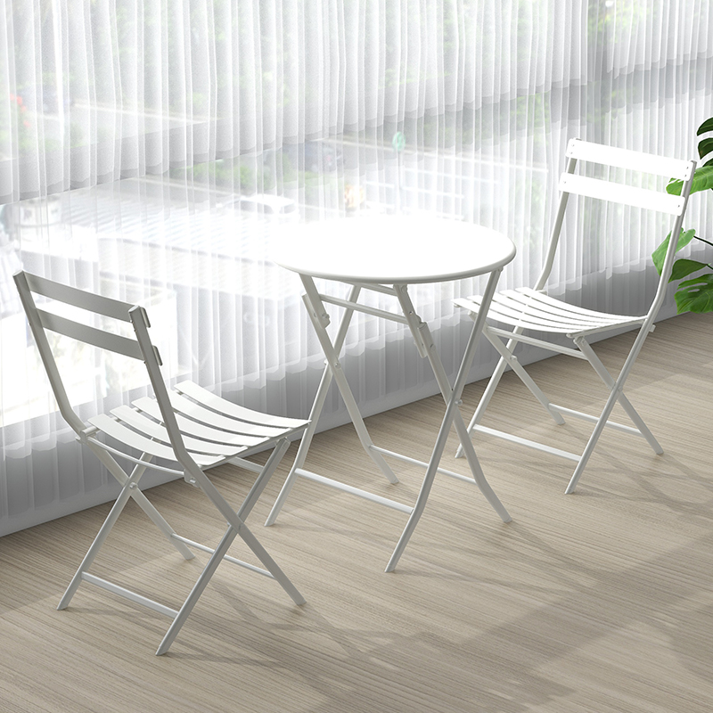 Small Folding Tea Table with C - Coffee Tea For Garden 评论和价格