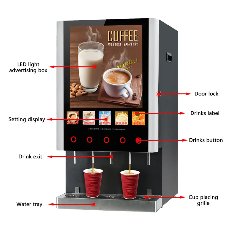 Specialty Super-Automatic Tea  - Coffee Tea Vending Machine 评论和价格