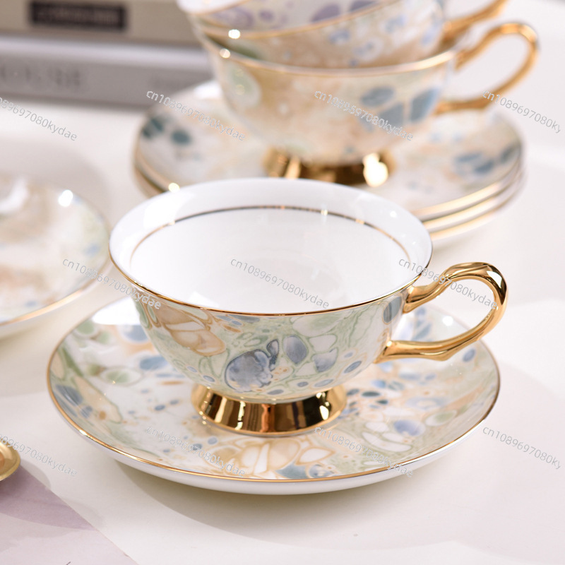 Coffee cup ceramic kettle flow - Coffee Tea Set 评论和价格